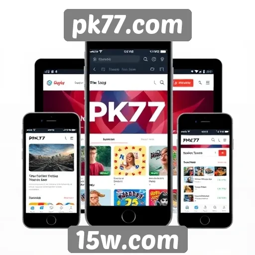 Acessibilidade de pk77.com em diferentes dispositivos