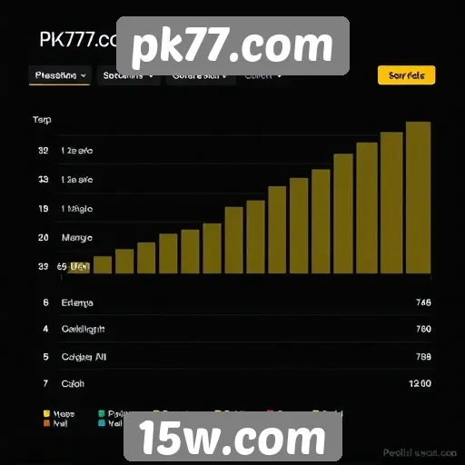Perfil dos usuários do pk77.com por faixa etária