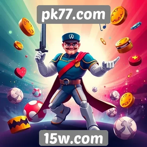 Variedade de jogos disponíveis no pk77.com